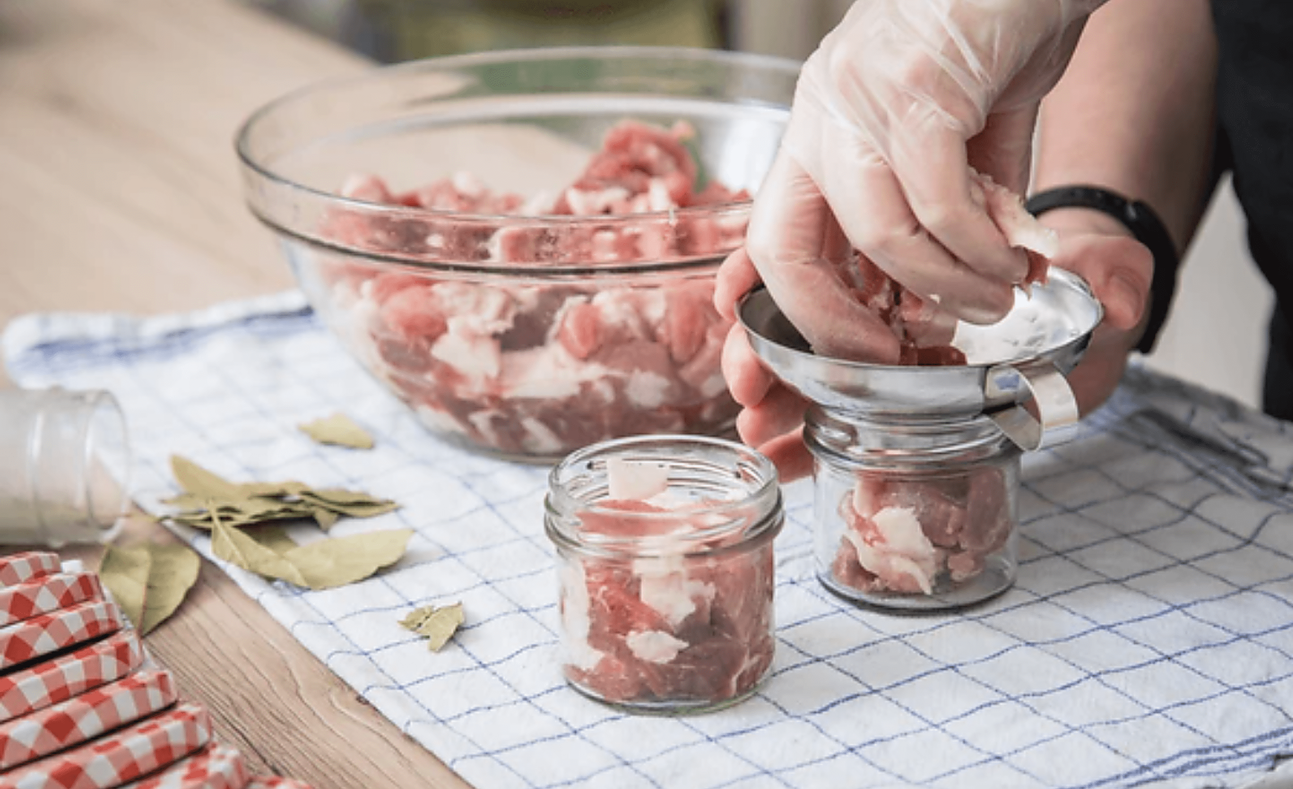 Preserving Meat In Lard