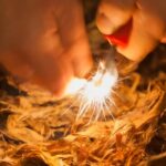 Starting A Fire With Flint & Steel