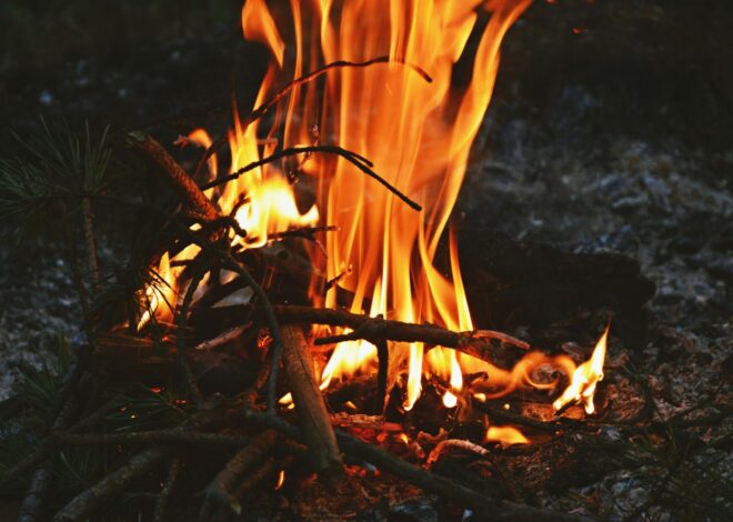 Starting A Fire With A Ferro Rod
