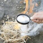 Starting A Fire With A Magnifying Glass
